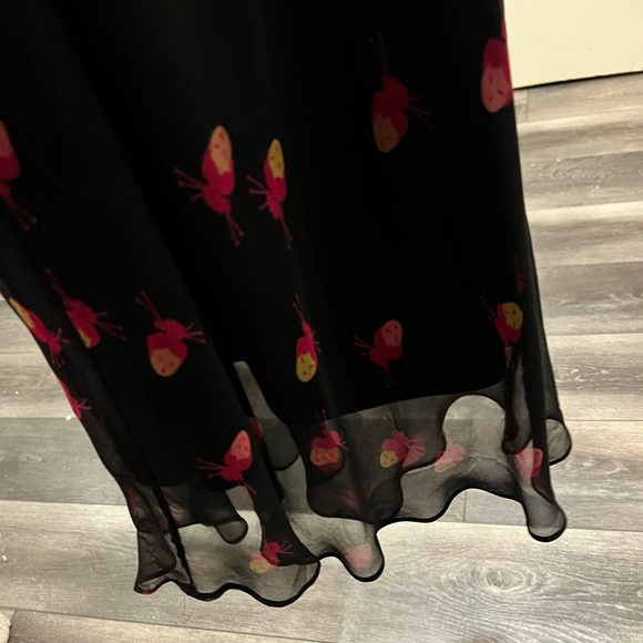 🚫SOLD🚫 Vintage Betsey Johnson Geisha Skirt 100% Silk - Picture 3 of 4